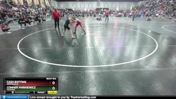 132 lbs Quarterfinal - Conner Markiewicz, Coleman vs Cash Botting, Hortonville