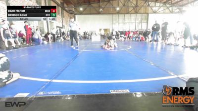 83 lbs Rr Rnd 3 - Beau Fisher, Mojo Mulisha 12u vs Dawson Long, Standfast