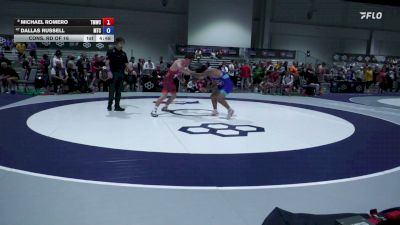 70 kg Cons. Rd Of 16 - Michael Romero, Titan Mercury Wrestling Club (TMWC) vs Dallas Russell, Minion Training Center