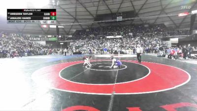 Boys 4A 113 lbs Cons. Round 1 - Amaleki Hanes, Sumner vs Dresden Taylor, Eastlake