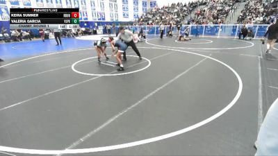 110 lbs Champ. Round 1 - Valeria Garcia, Villa Park vs Keira Sumner, Redondo Union