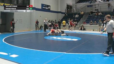 149 lbs Semifinal - Skyler Caban, Belmont Abbey vs Isham Peace, Lander