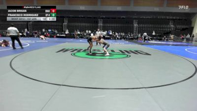 157 lbs Consi Of 16 #1 - Jacob Briggs, Embry-Riddle vs Francisco Rodriguez, Cal Poly Humbolt