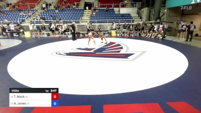 125 lbs Cons 16 #2 - Tiyanna Mack, SC vs Alyssa Jones, CA