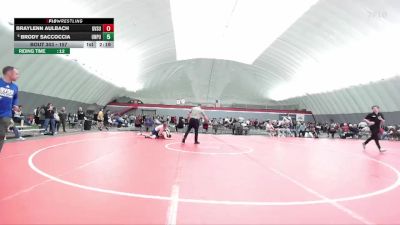 157 lbs Champ. Round 3 - Brody Saccoccia, Unattached - Purdue vs Braylenn Aulbach, Grand Valley State