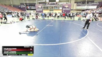 113 lbs Champ. Round 3 - Gavin Landers, Immortal Athletics WC vs Tyler Baldwin, South Dakota