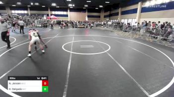 86 lbs 5th Place - Nash Jensen, Delta WC vs Hailey Delgado, Nxt Lvl Wr Ac