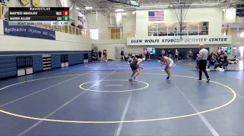 174 lbs Champ. Round 1 - Matteo Nikolov, Iowa Western Community College vs Jaden Allen, Carl Albert State