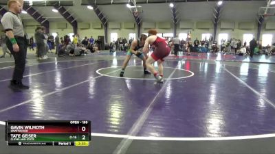 165 lbs Cons. Round 4 - Tate Geiser, Cleveland State vs Gavin Wilmoth, Unattached
