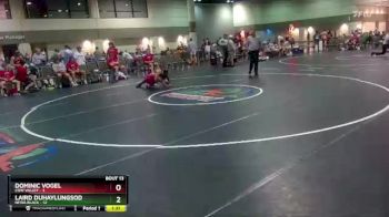 132 lbs Round 2 (16 Team) - Laird Duhaylungsod, NFWA Black vs Dominic Vogel, Cow Valley