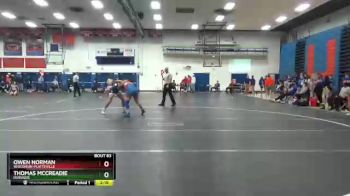 165 lbs Cons. Round 2 - Thomas McCreadie, Dubuque vs Owen Norman, Wisconsin-Platteville