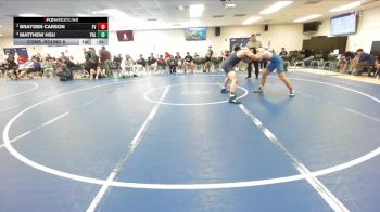 175 lbs Cons. Round 6 - Brayden Carson, Fountain Valley vs Matthew Hsu, Palisades Charter