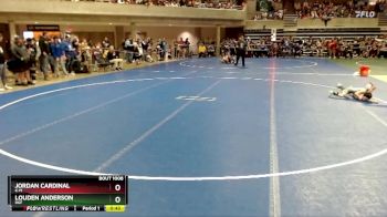 40 lbs Champ. Round 1 - Jordan Cardinal, K-M vs Louden Anderson, DGF