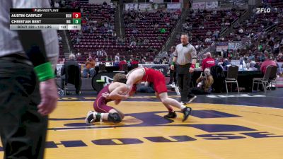 133 lbs Consi 3 - Austin Carfley, Bishop McCort vs Christian Best, Big Spring