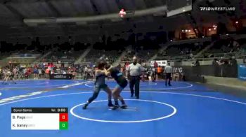 175 lbs Consolation - Brooklynne Page, South Central Punishers vs Kiara Ganey, Greenfield Academy