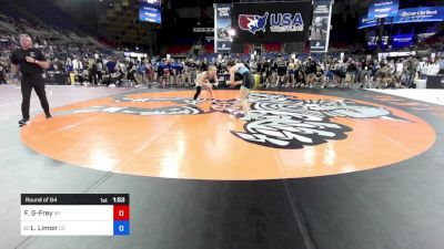 124 lbs Round Of 64 - Franky Groom-Frey, WI vs Lilliana Limon, CO