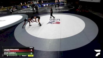 132 lbs 3rd Place Match - David Daniels, Granite Wrestling Club vs Jacob Fernandez, California