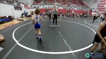 46 lbs Round Of 16 - Benji West, Perry Wrestling Academy vs Nash Leisinger, Choctaw Ironman Youth Wrestling