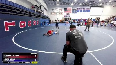 48-55 lbs Round 2 - Carter LeClair, Riverton USA Wrestling vs Gage Arima, Eastside United