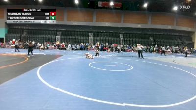 113 lbs Champ. Round 2 - Nicholas Tuatoo, Olympian vs Ryder Doleschal, Junipero Serra