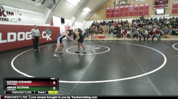 190 2B Quarterfinal - Abran Guzman, Tonasket vs Hayden Steward, Okanogan