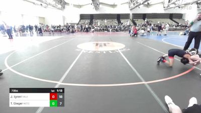 73 lbs Rr Rnd 2 - JoJo Igneri, Yale Street vs Tyler Gieger, M2TC Blue