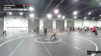 46 lbs 2nd Place - Levi Escarcega, Manu WC vs Isen Vang, Elk Grove Wr Acd