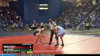 132 lbs Champ. Round 1 - Brady Conlin, Lake Highland Prep vs Avi Meltzer, Northfield Mount Hermon