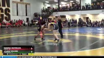 136 lbs Round 2 (6 Team) - Shawna Oesterling, Adrian vs Athena Willden, Lindenwood