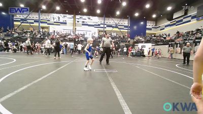 55 lbs Quarterfinal - Titan Stewart, Kingfisher YellowJackets vs Tom Trimble, Husky Wrestling Club