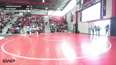 140 lbs Semifinal - Savannah Bonham, PERRY vs Anna Runde, Austin Westlake
