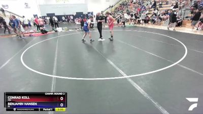 150 lbs Champ. Round 2 - Conrad Koll, MN vs Benjamin Hansen, IA