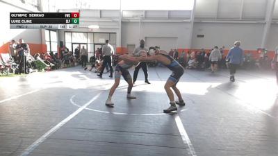 138 lbs Round 7 (8 Team) - Luke Cline, Sleepers vs Olympic Serrao, Freakztyle Wrecking Crew