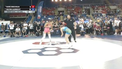 105 lbs 7th Place Match - Katie Biscoglia, Iowa vs Dilynn Albrecht, Wisconsin