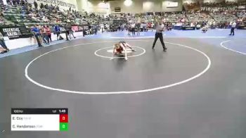 160 lbs Round Of 32 - Ethan Coy, TW Wrestling vs Carson Henderson, Salem Elite Mat Club