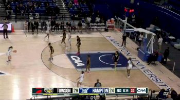 Replay: Towson vs Hampton | Jan 24 @ 7 PM