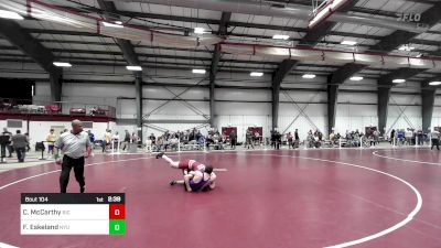 165 lbs Round Of 32 - Chris McCarthy, Rhode Island College vs Finn Eskeland, New York University