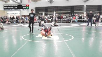 111 lbs Rr Rnd 2 - Andrew Cosgrove, RedNose Wrestling School - ESC vs Benjamin Mellace, Washington Twp - ESC