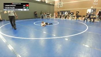 85 lbs 1st Place Match - Jacob Fuller, Middleton Wrestling Club vs Logan Spillett, American Falls Wrestling Club