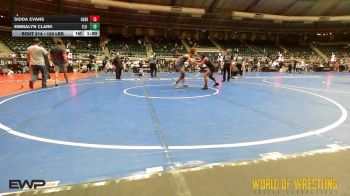 120 lbs Semifinal - Sidda Evans, Ogden's Outlaws Wrestling Club vs Emmalyn Clark, Elk Grove Wrestling Academy EGWA