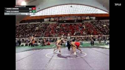 5A 175 lbs Quarterfinal - Tate Cuthbert, Lewiston vs James Greene, Moscow