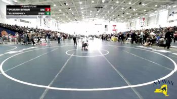 53 lbs Champ. Round 2 - Eli Kampnich, Indian River Pee Wee Wrestling Club vs Pharaoh Brown, Salamanca Youth Wrestling Club