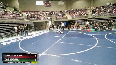 62 lbs Cons. Round 4 - Zane Staehlin, LV Bear Wrestling Club vs James Tyler Burke, Aniciete Training Club