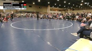 150 lbs Quarterfinal - Massimiliano Pellicano, Venice Takedown Club vs Mason Basile, Tampa Bay Tiger WC