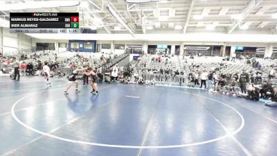 135 lbs Quarterfinals (8 Team) - Markus Reyes-Galdamez, Sanderson Wrestling Academy vs Iker Almaraz, Shootbox