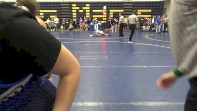 127.4-133.6 lbs Rr Rnd 1 - Mallory Barton, Bedford vs Jamie Buel, Avella