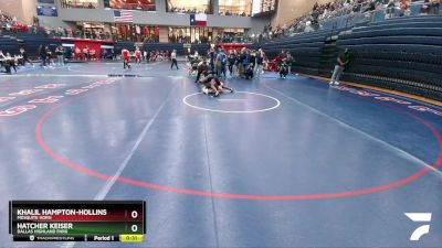 150 lbs Cons. Round 2 - Hatcher Keiser, Dallas Highland Park vs Khalil Hampton-Hollins, Mesquite Horn