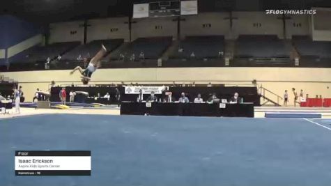 Isaac Erickson - Floor, Aspire Kids Sports Center - 2021 USA Gymnastics Development Program National Championships