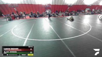 145 lbs Cons. Semi - Blake Johnson, Iowa vs Carson Bremmer, Verona Area Wrestling Club Inc.