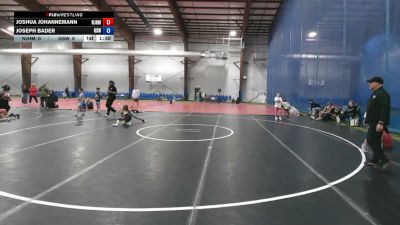 58 lbs Semifinal - Joshua Johannemann, NJ Hammers - ELB vs Joseph Bader, Garden State Wrestling - ELB